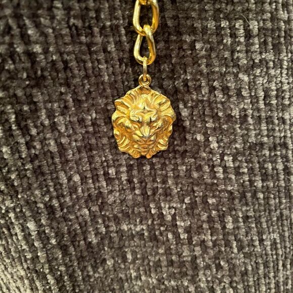 Vintage Elephant Gold Tone Chain Belt O/S main image 4